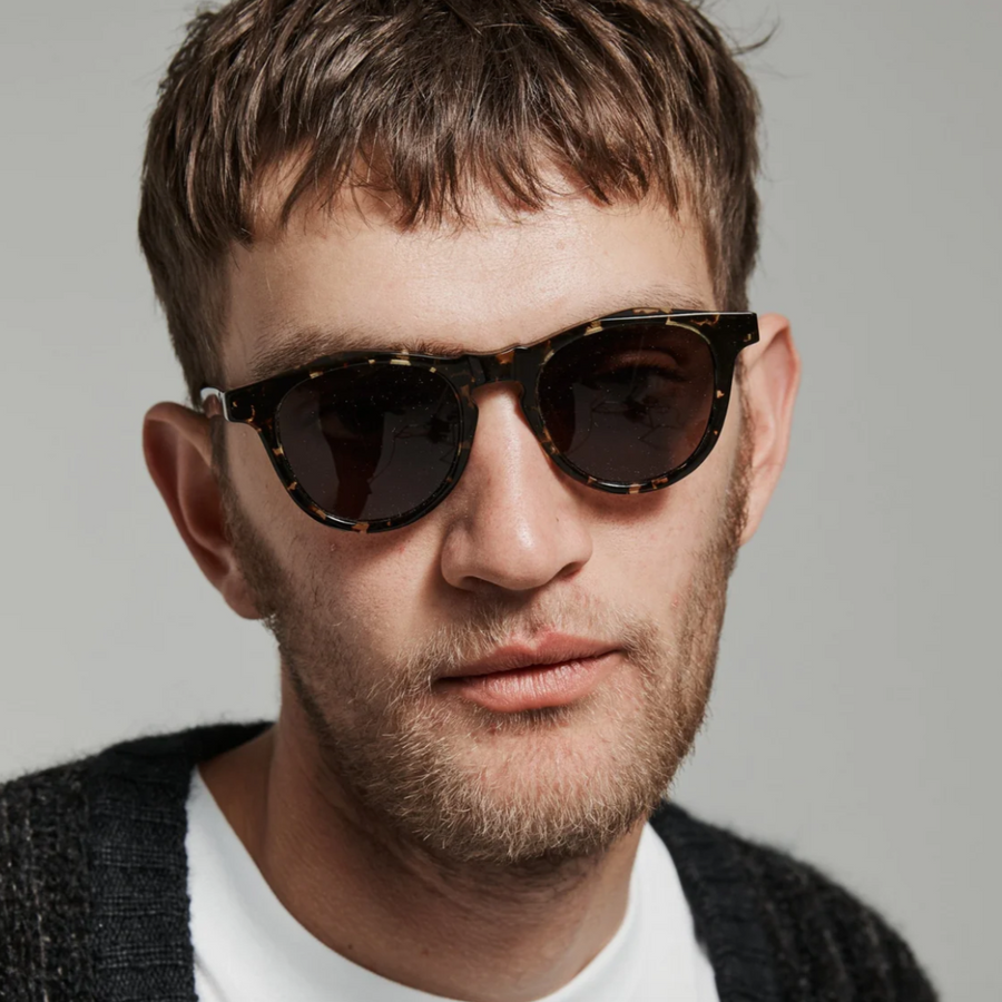 CHILDE Eco-Conscious Eyewear | VOCAL Gloss Tort Sunglasses | Amber Bio Lens - Shop Online and In-Store at Nash + Banks
