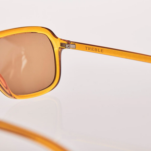CHILDE WILDe Eco-Conscious Eyewear | TREBLE Honey | Amber Bio Lens - Shop Online and In-Store at Nash + Banks