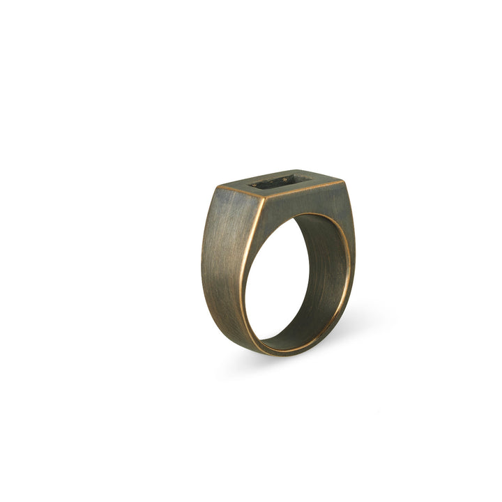 Smith and Poet Eolian Ring in Night Bronze