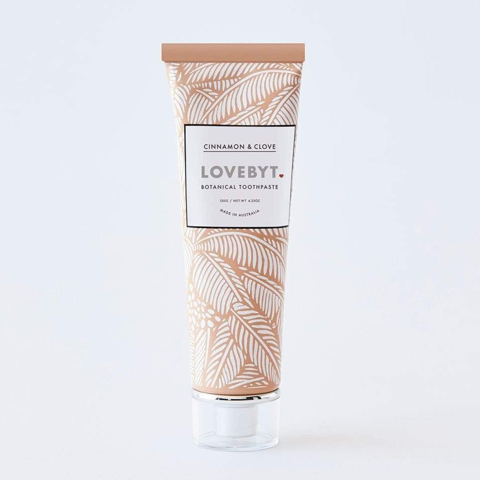 
                  
                    Lovebyt - Cinnamon & Clove Botanical Toothpaste - Shop Sustainable Oral Care at Nash + Banks
                  
                