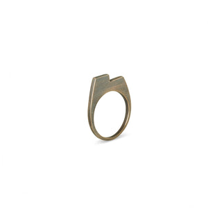 Smith and Poet Mountain Ring in Night Bronze