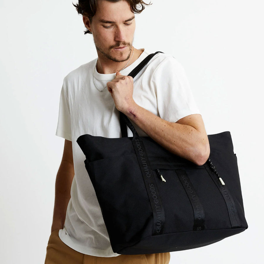 Mr Simple - Jasper Tote Bag in Black - Buy online or in-store at Nash + Banks Australia