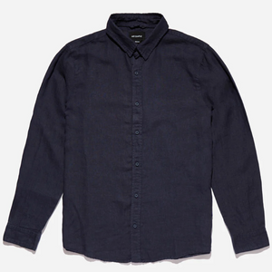 Mr Simple - Linen Long Sleeve Shirt - Buy online or in-store at Nash + Banks Australia