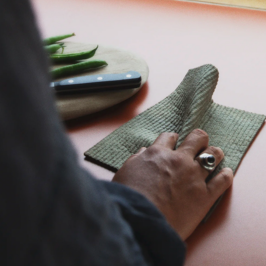 Oello Studios - Reusable Cleaning Towels - Artichoke + Peony