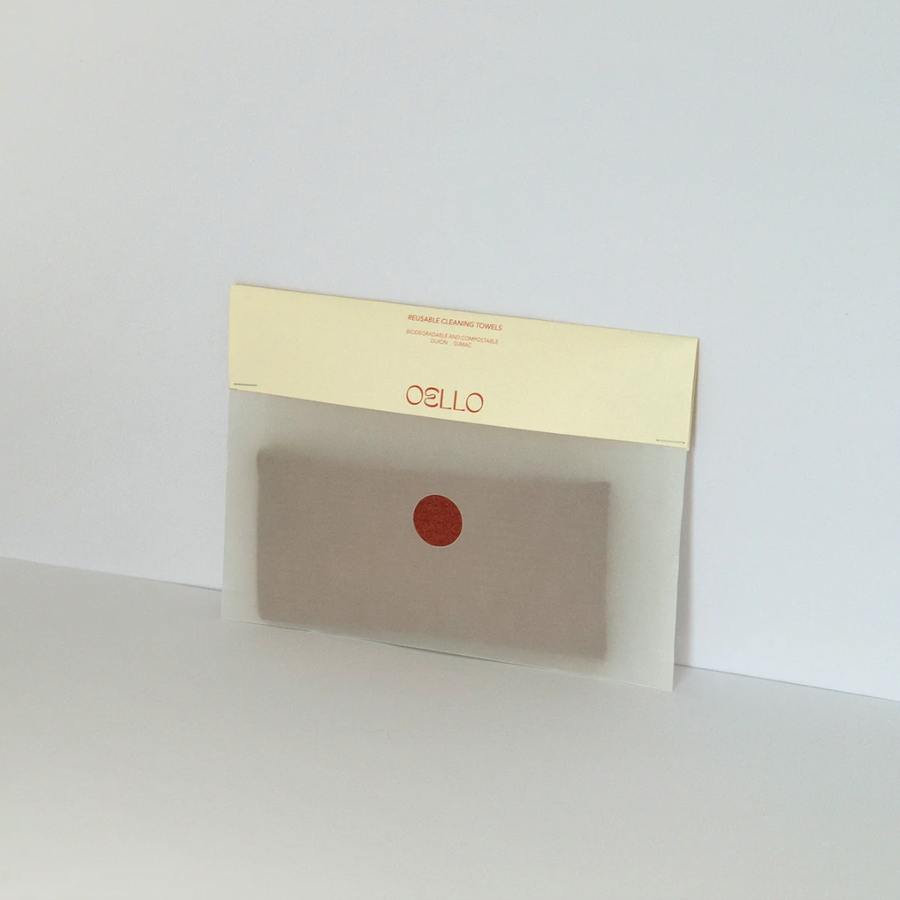 Oello Studios - Reusable Cleaning Towels - Sumac + Dijon - Shop online or ion store at Nash + Banks