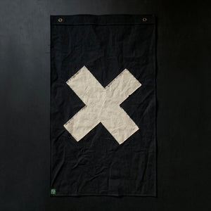 Pointer & Pine - Black X Wall Flag - Shop Unique Gifts at Nash + Banks