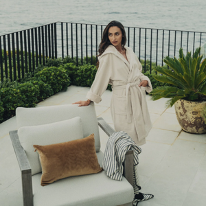 Saardé Vintage Wash Robe | Clay - Shop premium gifts online at Nash + Banks