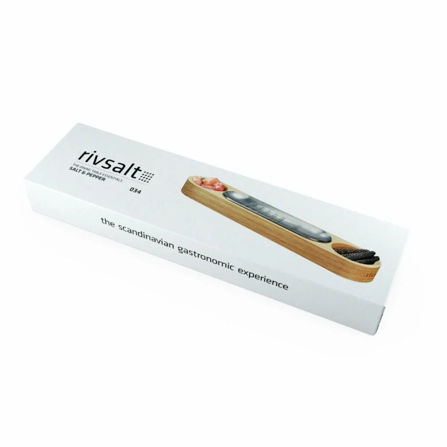 Rivsalt Salt & Pepper Duo - dining table essentials