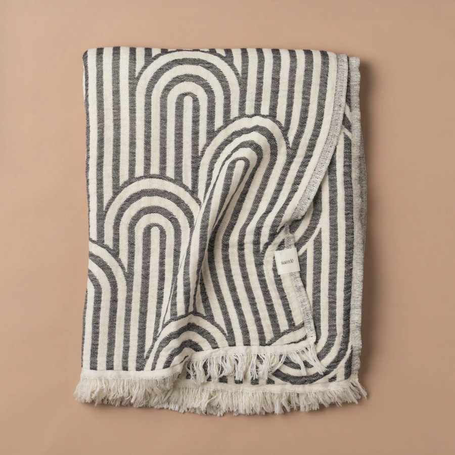 Saardé Arches Cotton Blanket/Throw - Shop designer homewares online at Nash + Banks.
